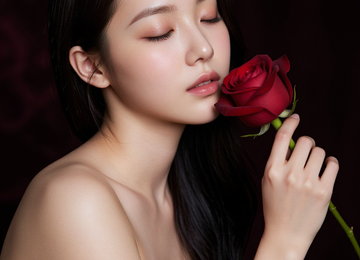 붉은 꽃의 숨결