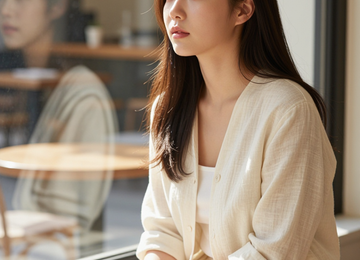 햇살 가득한 오후의 테라스