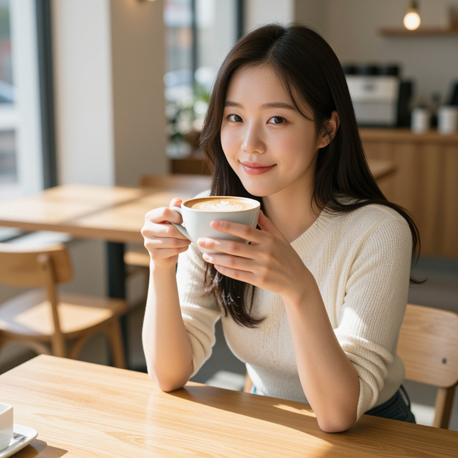 오후의 카페
