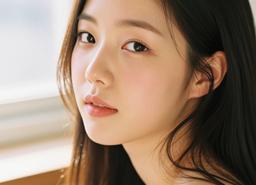 햇살 아래 민이