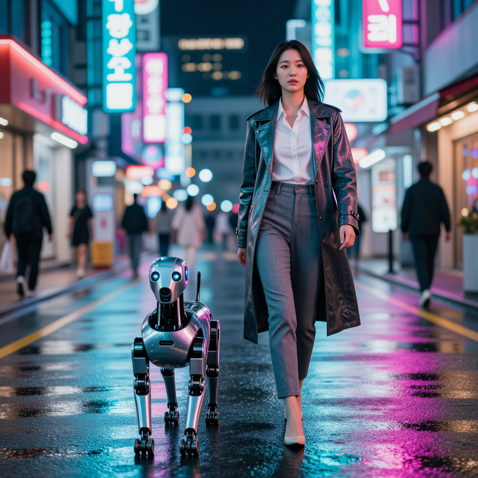 미래 도시의 산책