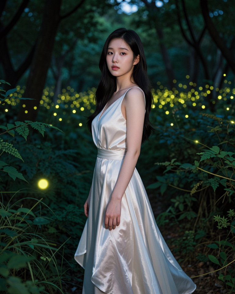 숲속의 신비로운 여인