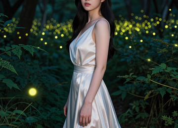 숲속의 신비로운 여인