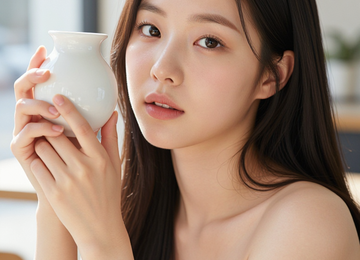 햇살 아래 소녀