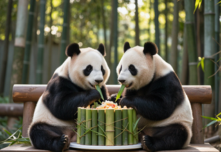 중국으로 떠나기 전 마지막 생일 파티! 쌍둥이 판다 루이바오와 후이바오의 세 번째 생일