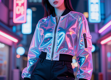 네온 시티 스트릿 패션