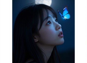 빛을 쫓는 나비