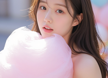 솜사탕 구름 한 입