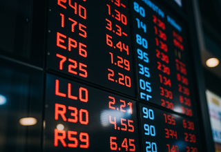 KOSPI 200 주요 종목 종가 현황: 하락세가 지배한 시장