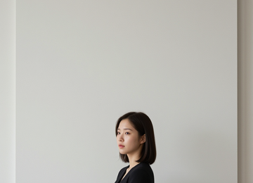 포스터 앞의 사색