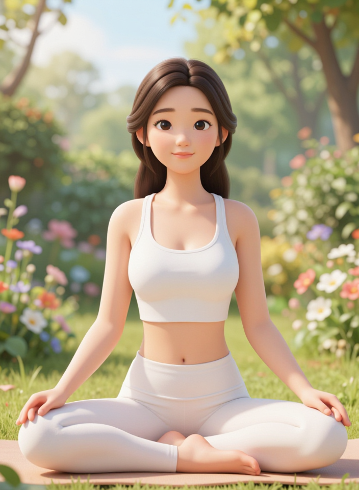 평온한 스트레칭