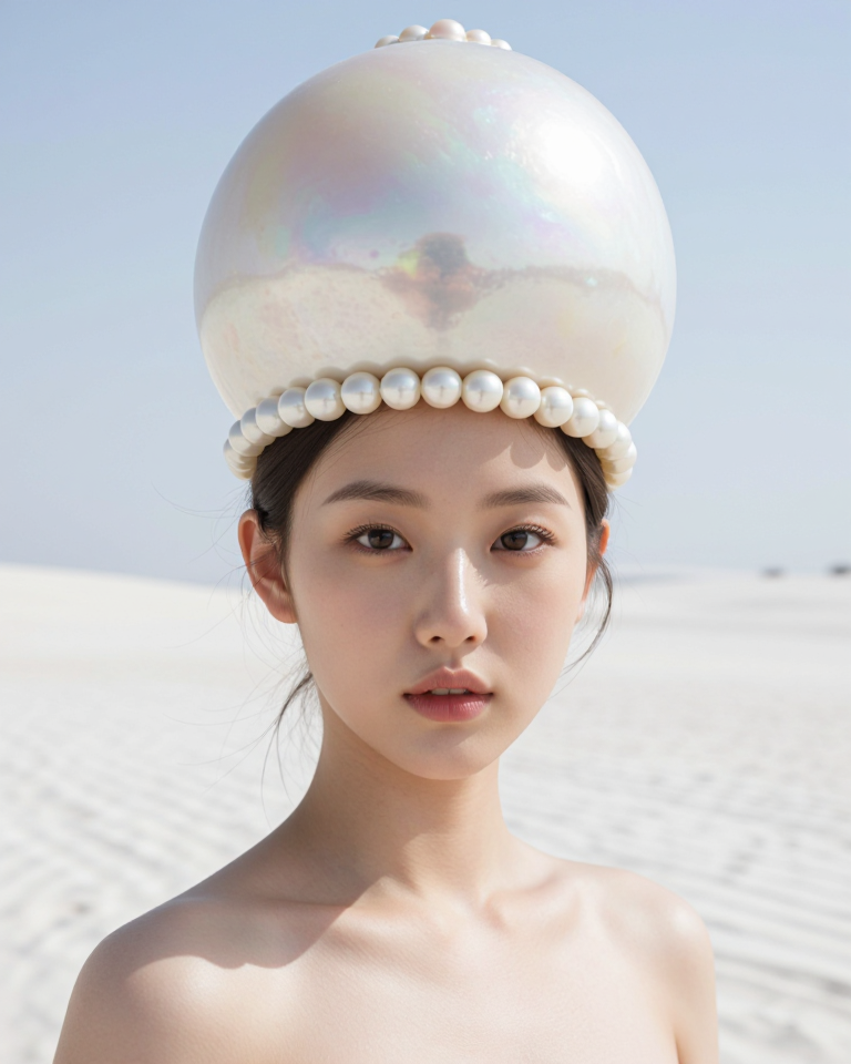 거대 진주 모자