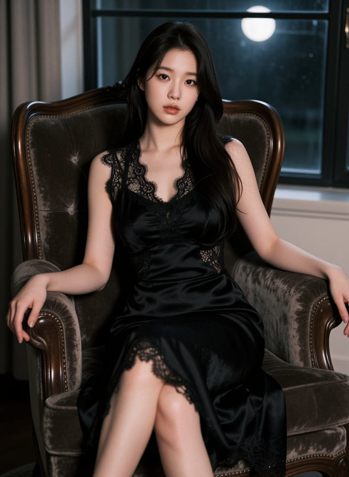 우아한 여인의 휴식