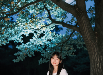 빛나는 나무 아래서