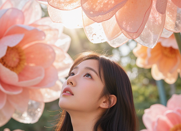 꽃이 너무 커서 당황스러움