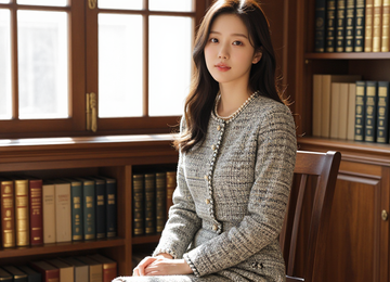 우아한 오후의 정원