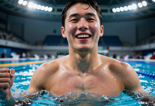 아시안게임 수영 남자 접영 200m, 김민섭 선수 값진 동메달 획득
