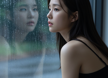 창밖의 비