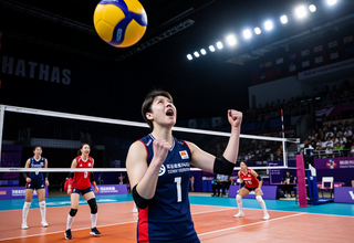 [아시안게임] 대한민국 여자 배구, 카타르 상대로 압도적 3-0 완승! 기세 무섭다!