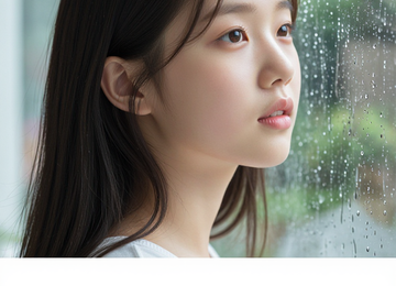 창가에 머문 시선