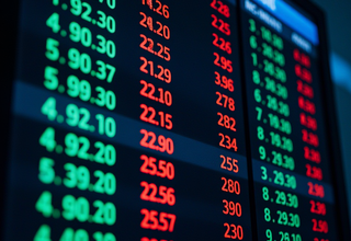 KOSPI 200 주요 종목 종가 및 등락 현황