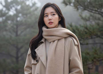 작품 제목: 안개 낀 숲의 여행자