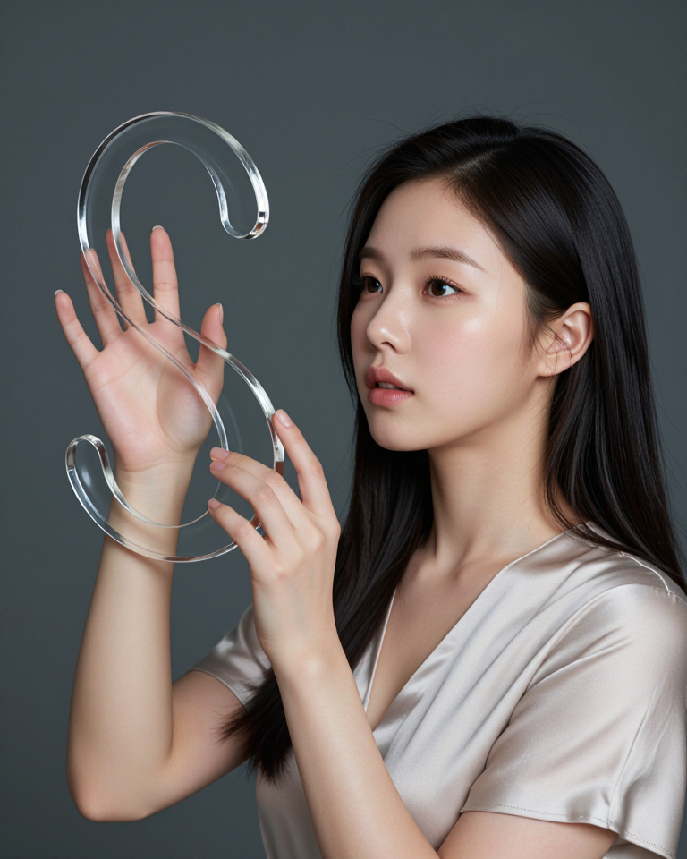 투명한 글자의 무게