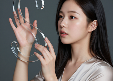 투명한 글자의 무게