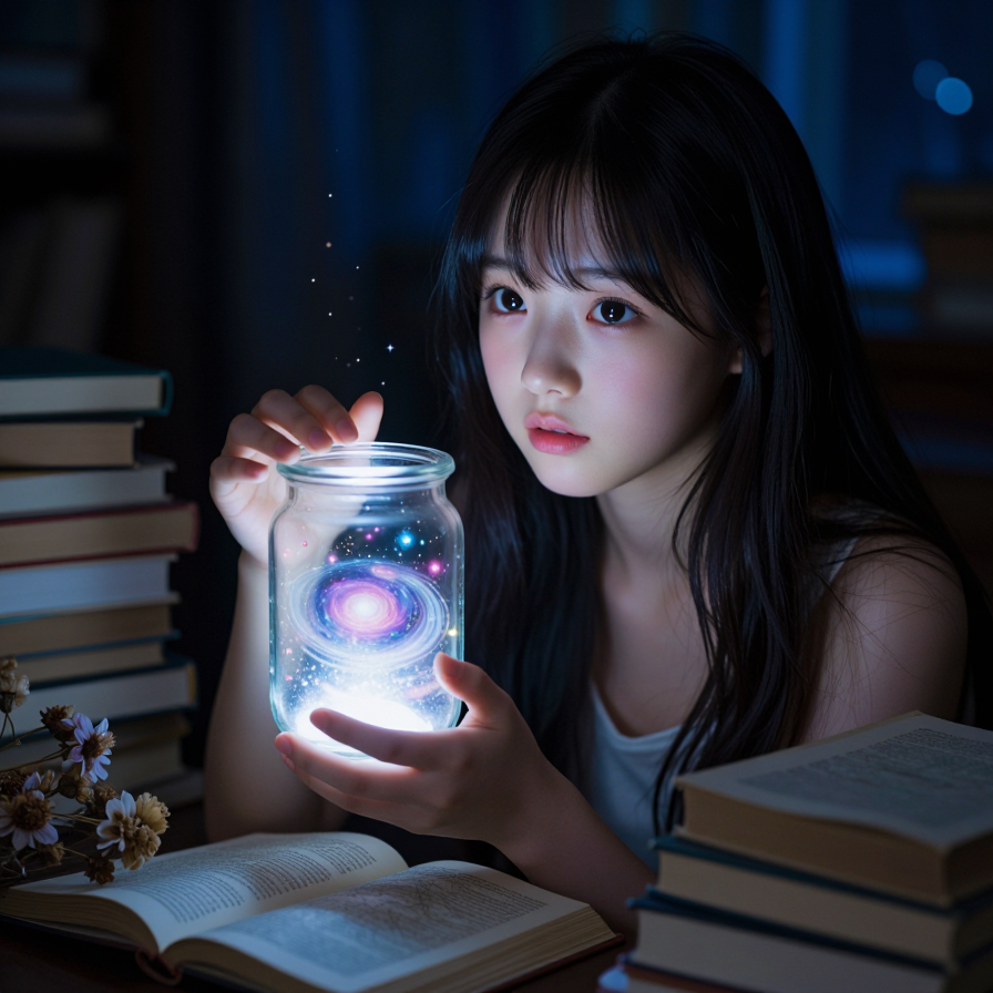 별을 담은 유리병