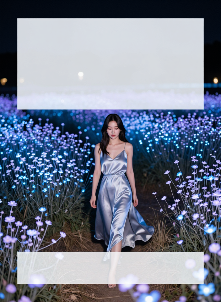 빛나는 꽃의 밤