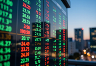 KOSPI 200 주요 종목 종가 및 등락 현황