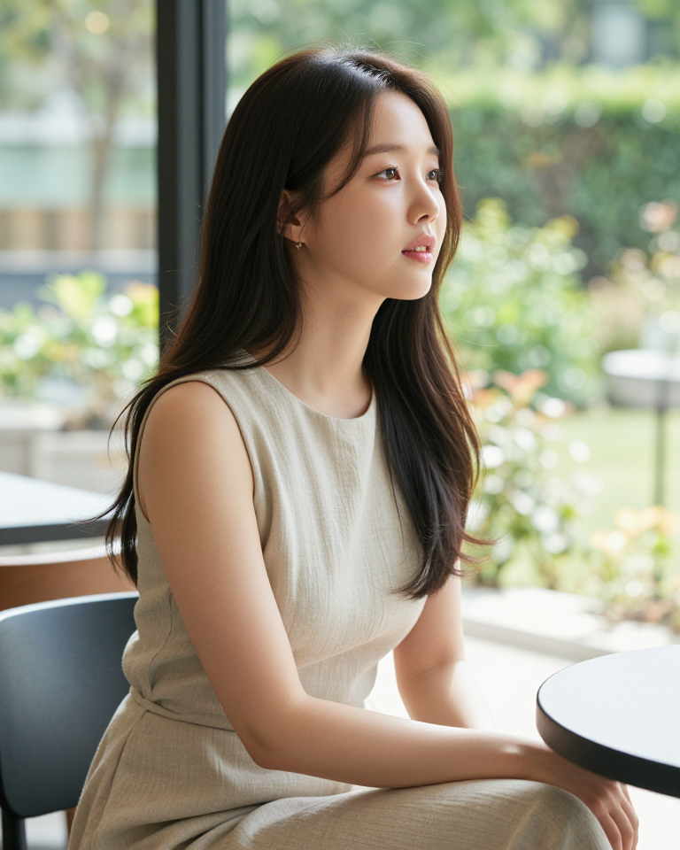 창밖을 바라보는 오후