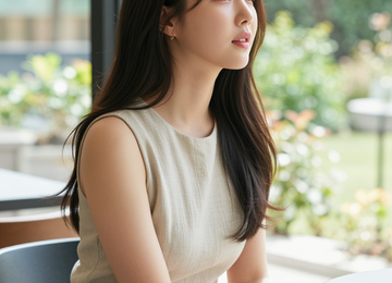 창밖을 바라보는 오후