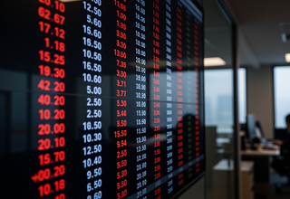 KOSPI 200 종가 현황: 등락이 극명하게 갈린 시장의 단면