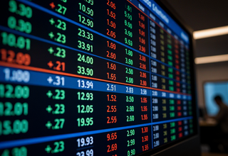 KOSPI 200 종가 현황: 상승과 하락이 교차하는 시장의 단면