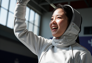 아시안게임 펜싱 여자 에페 송세라 선수, 값진 금메달 획득!