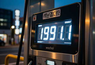 국내 휘발유 가격, 약 2개월 만에 2,000원 아래로 하락