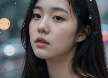 빗줄기 너머로
