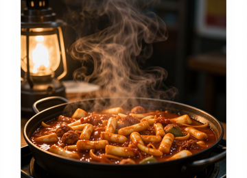 밤거리의 따뜻한 김